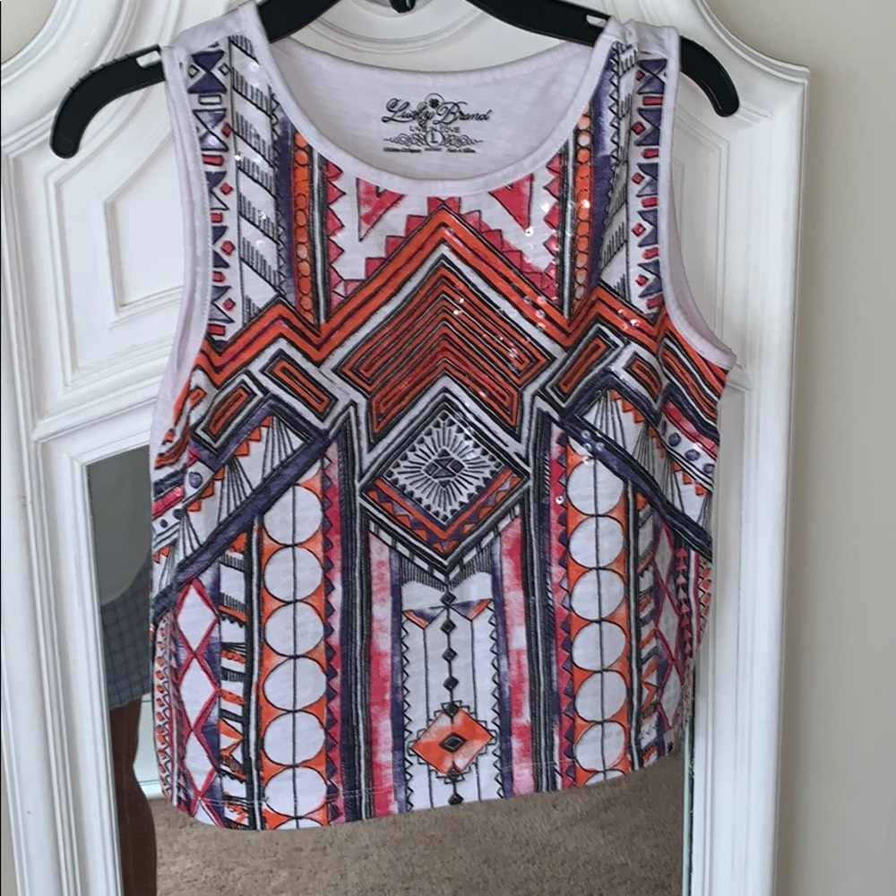 Lucky brand crop top